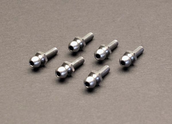 LONG HEX DRIVE BALL STUDS (6) – Custom Works RC
