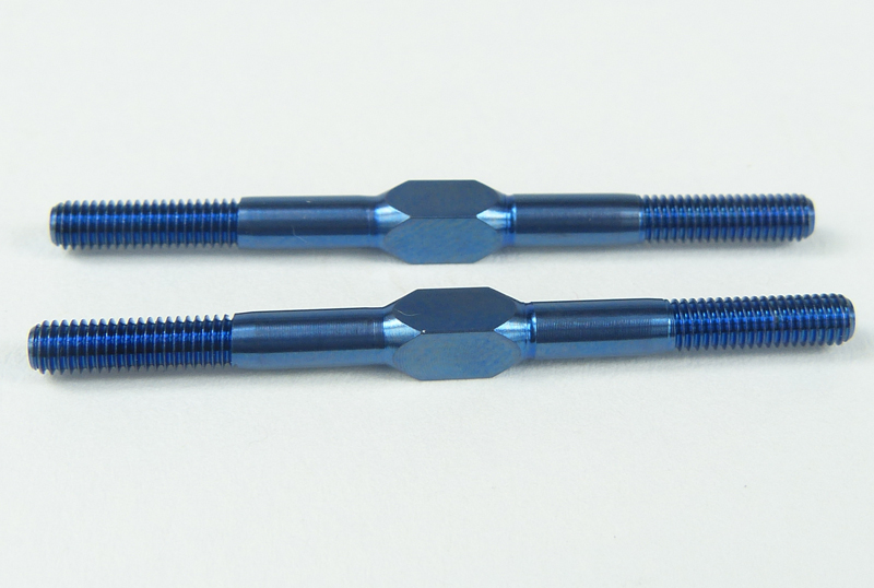 TRUESPEED 13/4″ BLUE TITANIUM TURNBUCKLES (PR) Custom Works RC